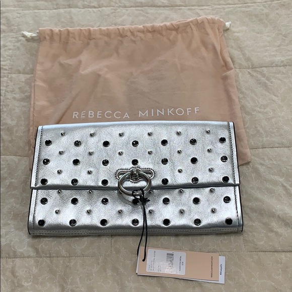 Rebecca Minkoff Handbags - NEW Beautiful Rebecca Minkoff Jean Crystal Clutch